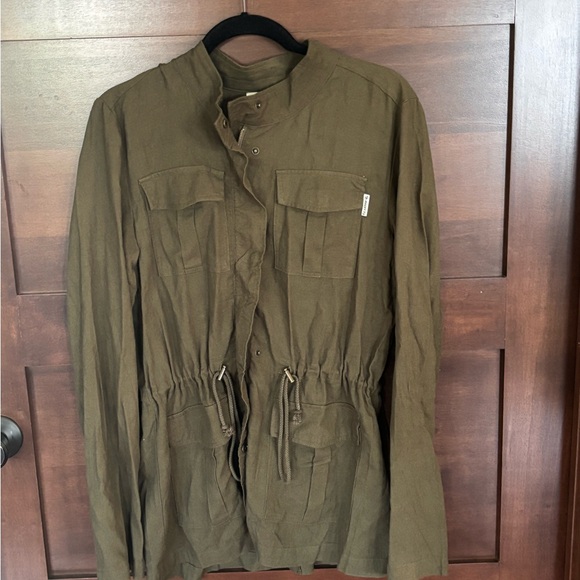 BearPaw Khaki Utility Jacket - Picture 4 of 6